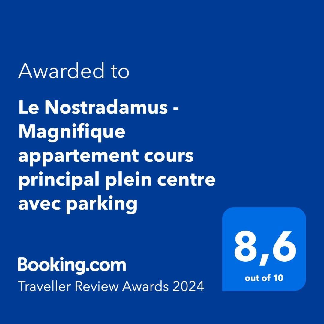 Le Nostradamus - Magnifique Appartement Cours Principal Plein Centre Avec Parking Salon-de-Provence Exterior photo